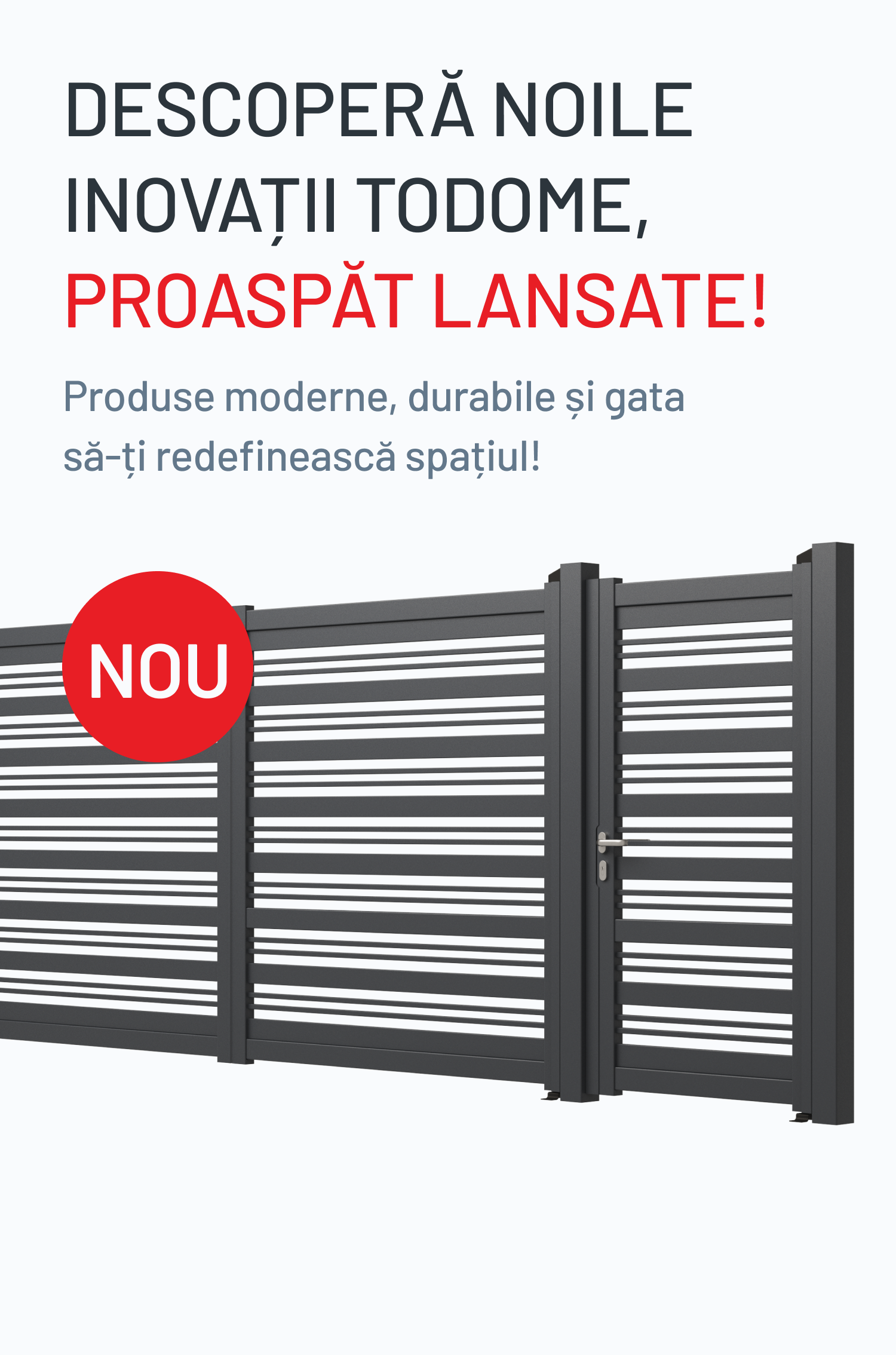 Noile modele Aluminiu Todome Mobil