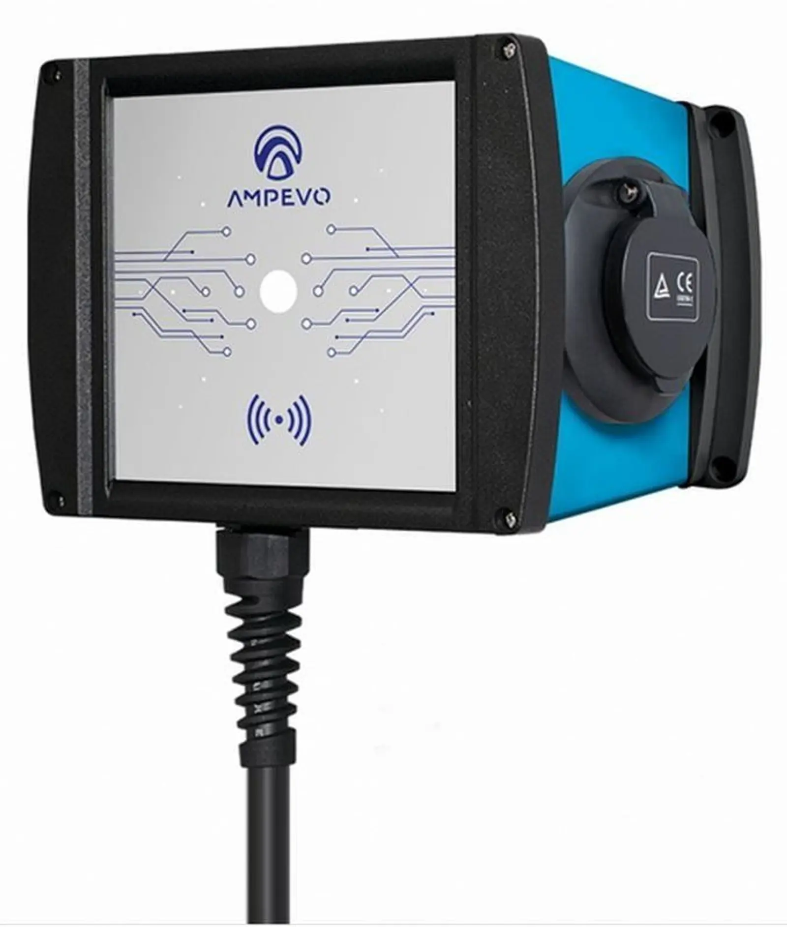 Ampevo 22kW charging station, with socket, GS0030562