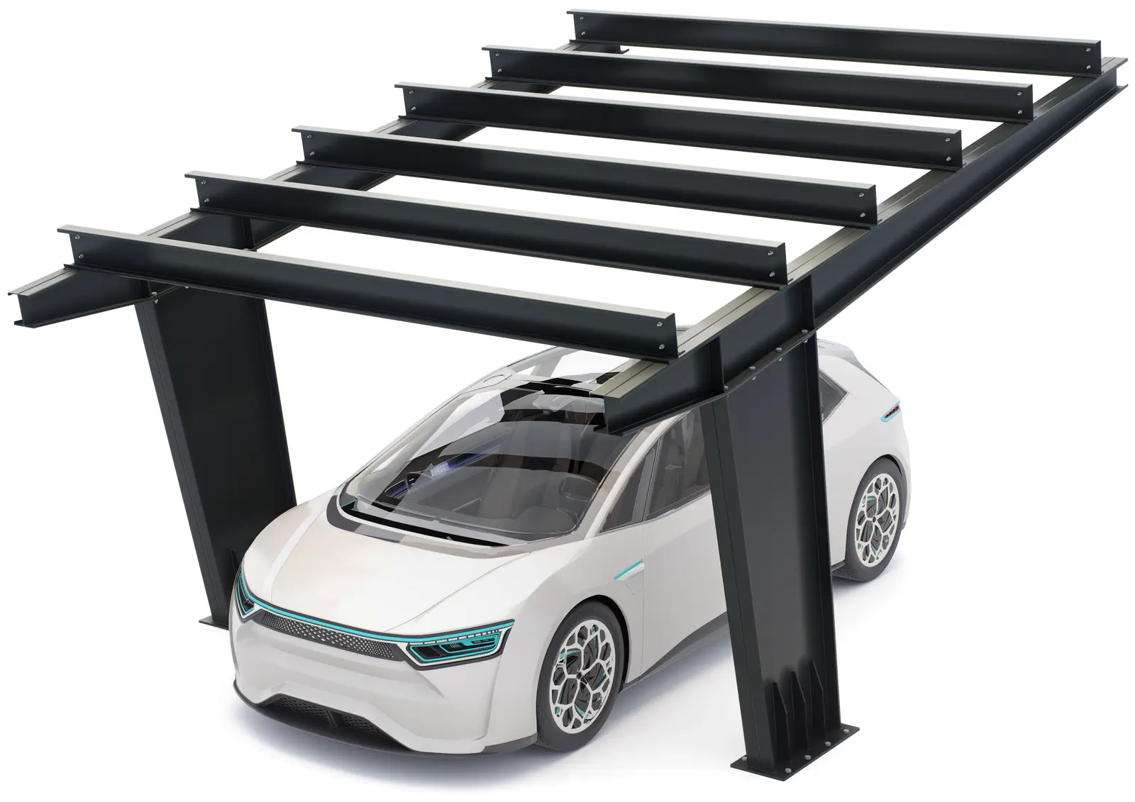 Carport szerkezet - 01-es modell (1 hely)