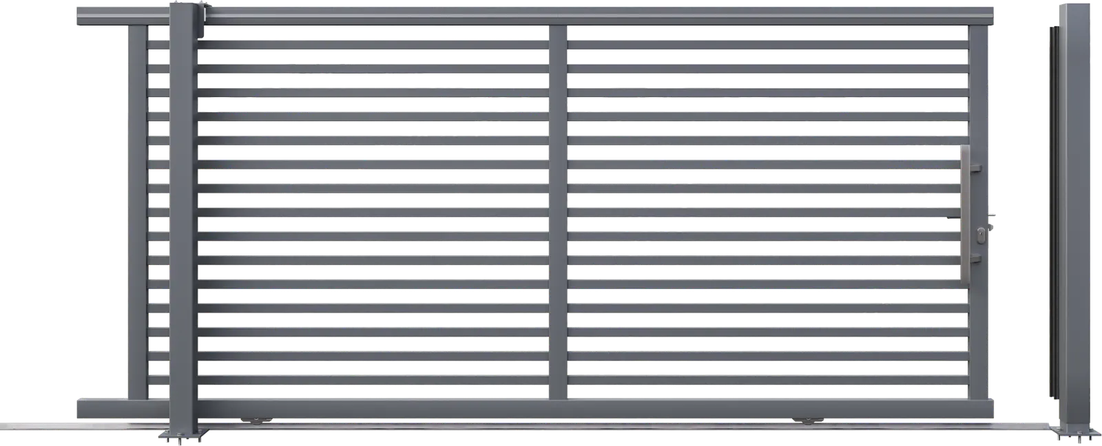 Nagy alumínium tolóajtó - 11-es modell