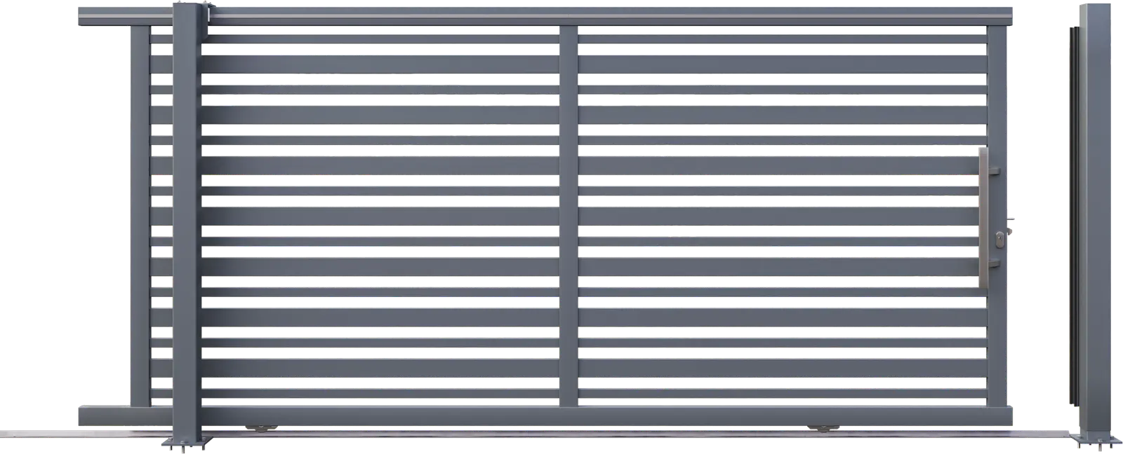 Nagy alumínium tolóajtó - 12-es modell