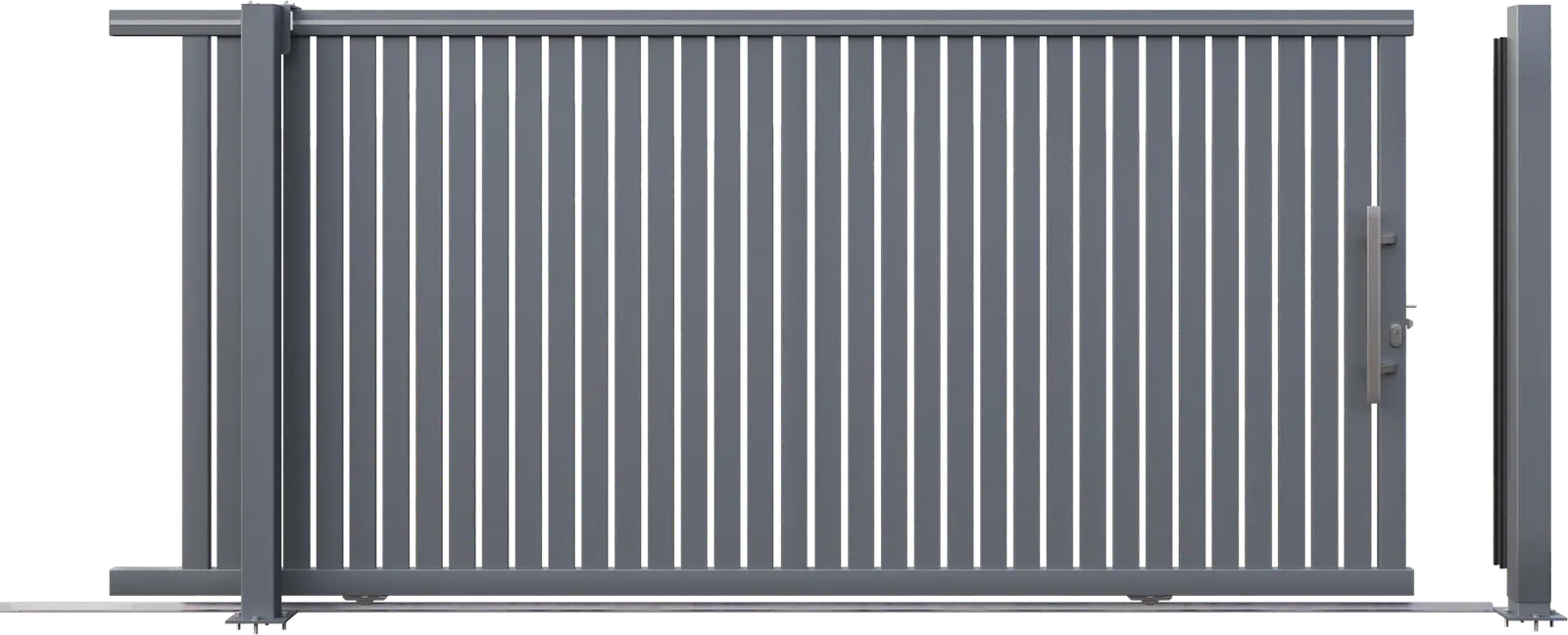 Nagy alumínium tolóajtó - 50-es modell