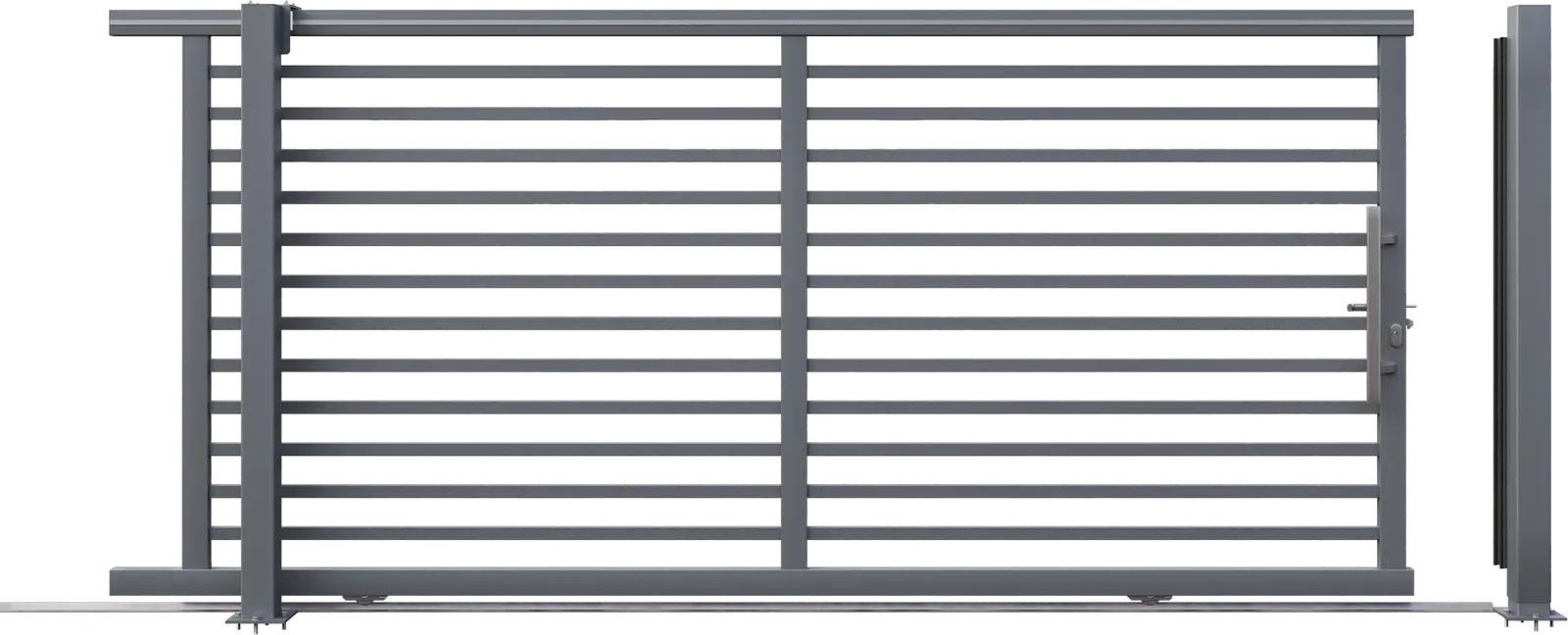 Nagy alumínium tolóajtó - 52-es modell