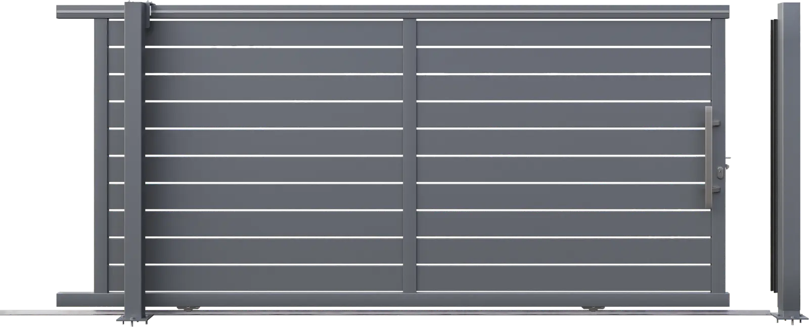 Nagy alumínium tolóajtó - 110-es modell