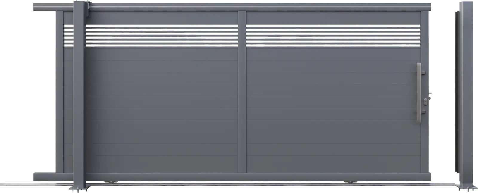 Nagy alumínium tolóajtó - 119-es modell